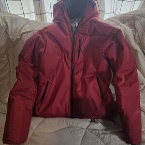 Alpine Red and Gray Winter Jacket